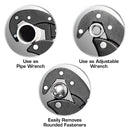 Alltrade 2 Pc. 8 in. and 11 in. Muscle Wrench Set, All Purpose Wrench