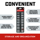 8 Piece 1/2 in. Dr. Metric Deep Socket Set