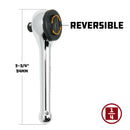 1/4 in. Dr. 42 Tooth Stubby Spin Disc Ratchet