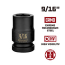 3/8 in. Dr. Sockets - SAE Impact Shallow