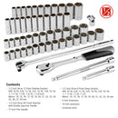 54 Pc. 1/2 in. Drive SAE/Metric Master Socket and Accessory Set