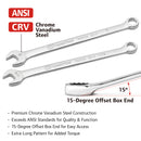 11 Pc. Long Pattern Combination Wrench Set - SAE