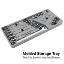 11 Pc. Long Pattern Combination Wrench Set - Metric