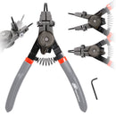 Tech Solutions Multi-Angle Internal/External Snap Ring Pliers