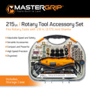 Mastergrip 215 Piece AC Rotary Tool Set - 790461ECE