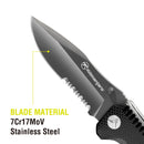 Annex 8 in. Folding Knife - Drop Point Serrated Blade