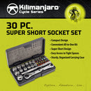 Kilimanjaro 30 Piece Super Short Socket Set - 910547ECE