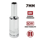 3/8 in. Dr. Sockets - Metric Deep -  12 Pt.