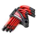 9 Piece Short Arm Metric Hex Key Wrench Set