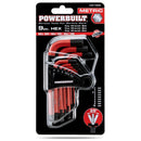 9 Piece Short Arm Metric Hex Key Wrench Set