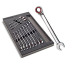 11 Piece Pro Tech Metric Reversible Ratcheting Combination Wrench Set