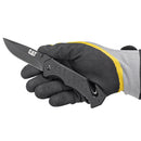 8 in. Drop-Point Folding Knife with Glass Break and Belt Cutter