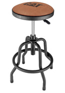 Cat Rustic Designer Shop Stool with Faux-Leather Seat Cushion - 980841ECE