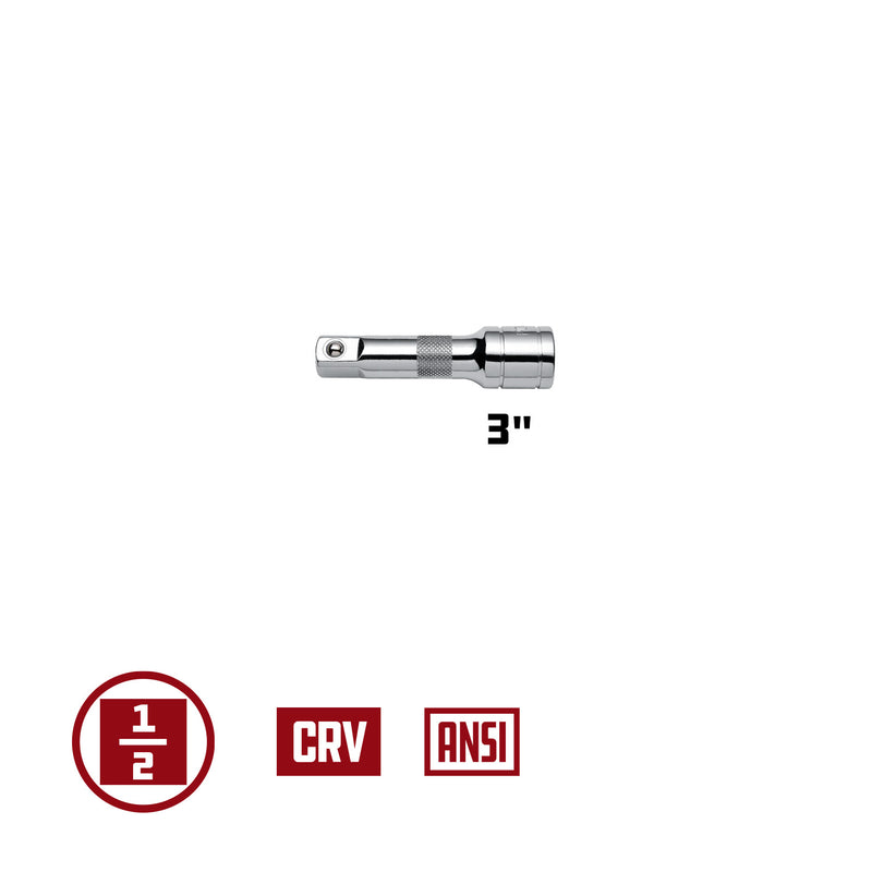 Powerbuilt 1/2 Inch Drive 3 Inch Extension - 942500
