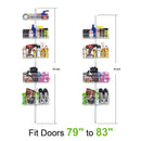 5 Shelf Over The Door Pantry Organizer Rack