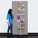 5 Shelf Over The Door Pantry Organizer Rack