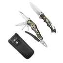 Cat / Real Tree 2 Piece Real Tree Camo Folding Knife and Multi Tool Gift Box Set - 240358
