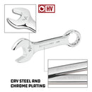 7 Piece SAE Stubby Combination Wrench Set