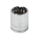 3/8 in. Dr. Sockets - Metric Shallow - 12 Pt.
