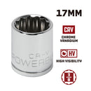 3/8 in. Dr. Sockets - Metric Shallow - 12 Pt.