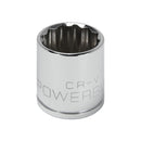 3/8 in. Dr. Sockets - Metric Shallow - 12 Pt.