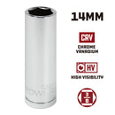 3/8 in. Dr. Sockets - Metric Deep -  6 Pt.