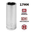 3/8 in. Dr. Sockets - Metric Deep -  6 Pt.