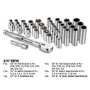 38 Piece 1/4 in. Drive Mechanics Tool Set