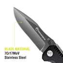 Annex 8 in. Folding Knife - Drop Point Blade