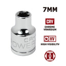 3/8 in. Dr. Sockets - Metric Shallow - 6 Pt.
