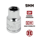 3/8 in. Dr. Sockets - Metric Shallow - 6 Pt.