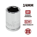 3/8 in. Dr. Sockets - Metric Shallow - 6 Pt.