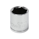 3/8 in. Dr. Sockets - Metric Shallow - 6 Pt.