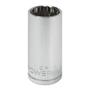 3/8 in. Dr. Sockets - SAE Deep - 12 Pt.