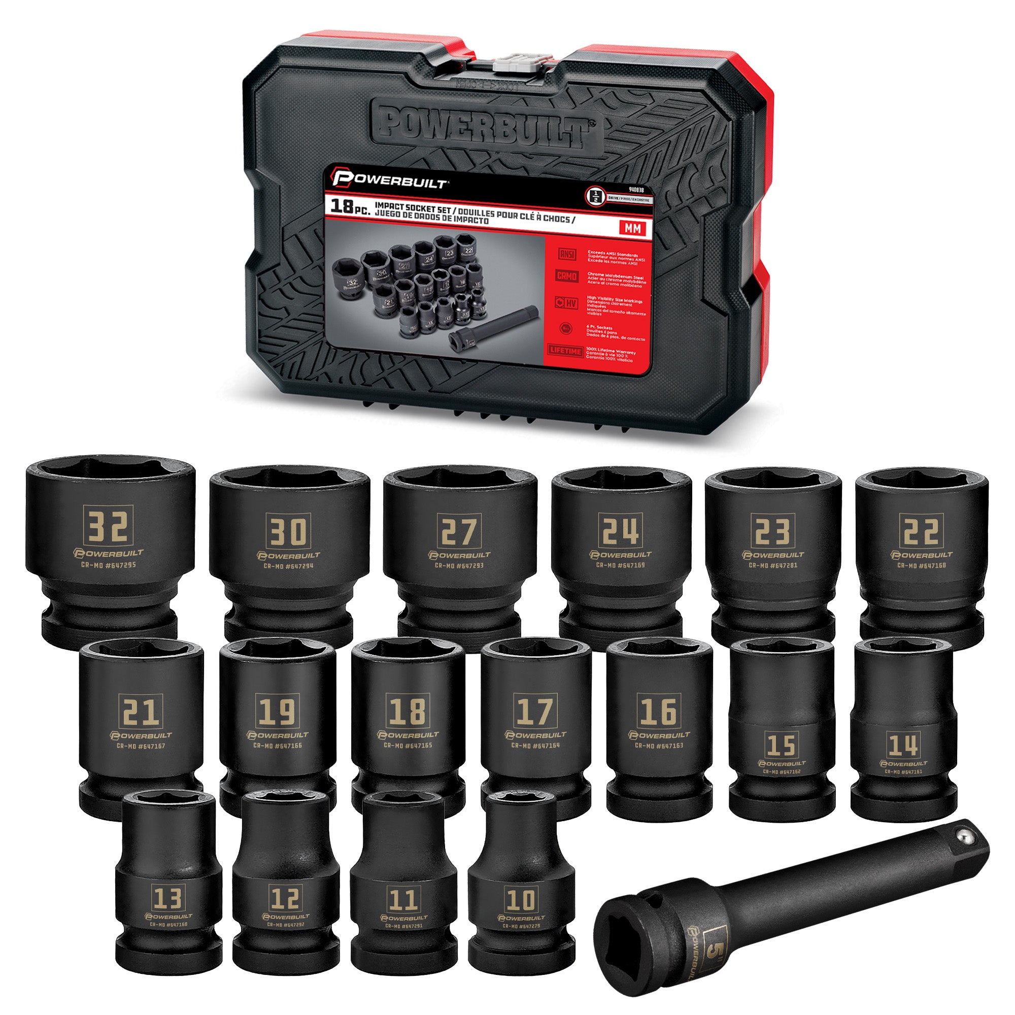 Klutch Deep Impact Socket - 15/16in. Size, 1/2in. Drive, 6-Point | Northern Tool