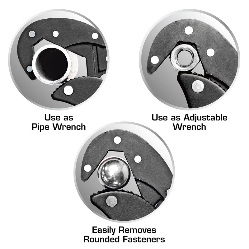 Alltrade 2 Pc. 8 in. and 11 in. Muscle Wrench Set, All Purpose Wrench