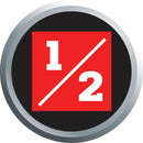 Powerbuilt 15 Piece 1/2-Inch Drive Metric Socket Set, 12 Point, 10mm to 24mm