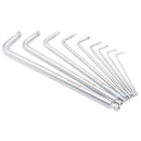 9 Piece Zeon Metric Hex Key Wrench Set for Damaged Fasteners
