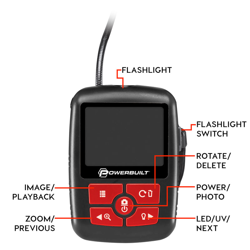 Digital Borescope LED UV Inspection Camera
