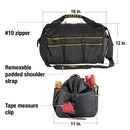 16 in. Pro Wide-Mouth Tool Bag