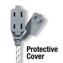 Vision 3 Pack 6 Foot Extension Cords with Three Two Prong Outlets - 240057