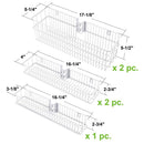 5 Shelf Over The Door Pantry Organizer Rack
