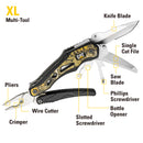 Cat / Real Tree 2 Piece Real Tree Camo Folding Knife and Multi Tool Gift Box Set - 240358
