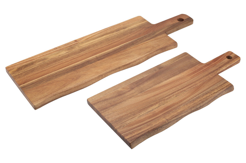 Allspace 2 Pack Acacia Wood Charcuterie Board - 240380