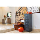 3 Door Steel Locker with Dark Weathered Finish