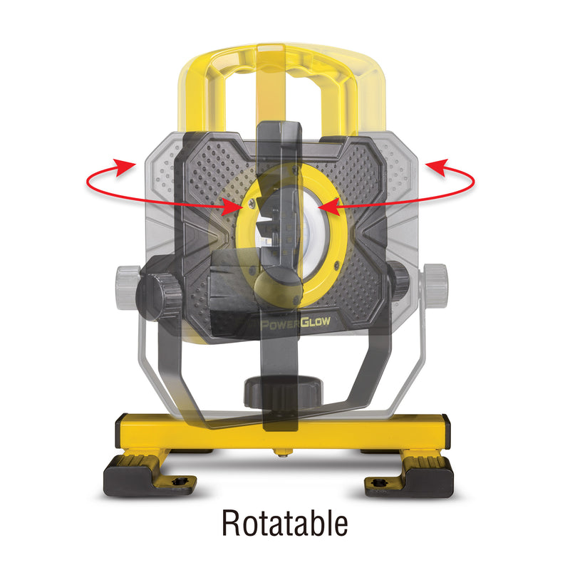 Powerglow 1000 Lumen Portable LED Worklight 5000 Kelvin 13 Watts - 240187