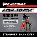 4000 Lb. Unijack Bottle Jack & Jackstand in One
