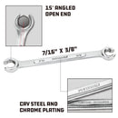 Powerbuilt 3/8 x 7/16 Inch SAE Flare Nut Wrench - 640085