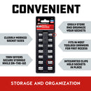 14 Piece 1/4 in. Dr. SAE & Metric 6 Pt. Socket Set