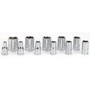11 Piece 1/4 in. Dr. Metric 6 Pt. Socket Set